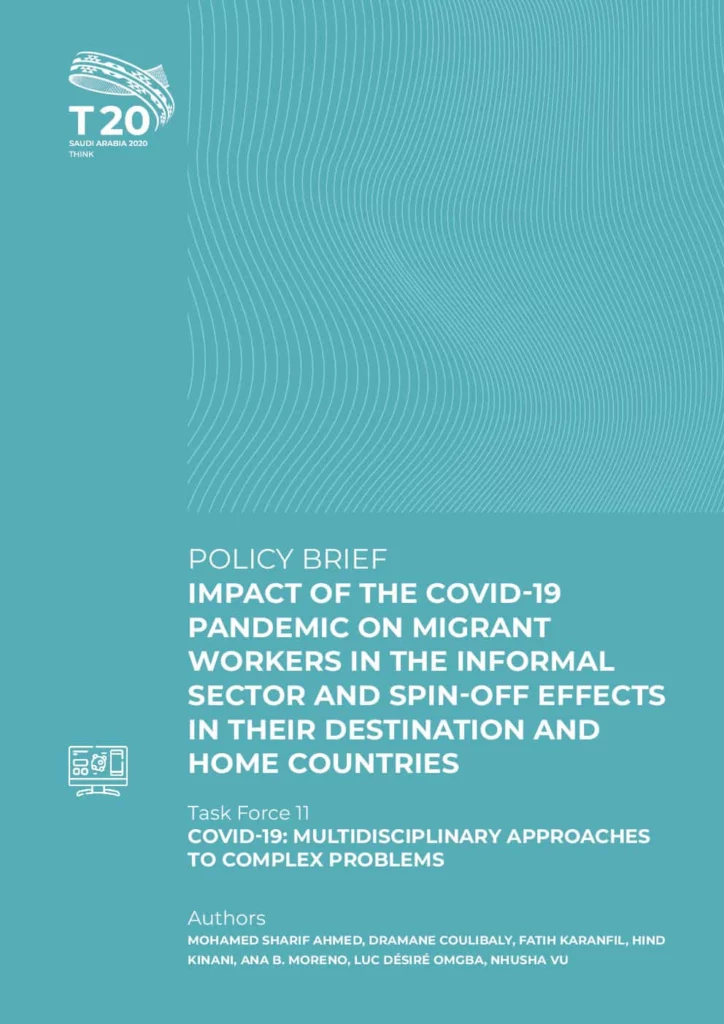 Impact of the Covid-19 pandemic on migrant workers in the informal ...