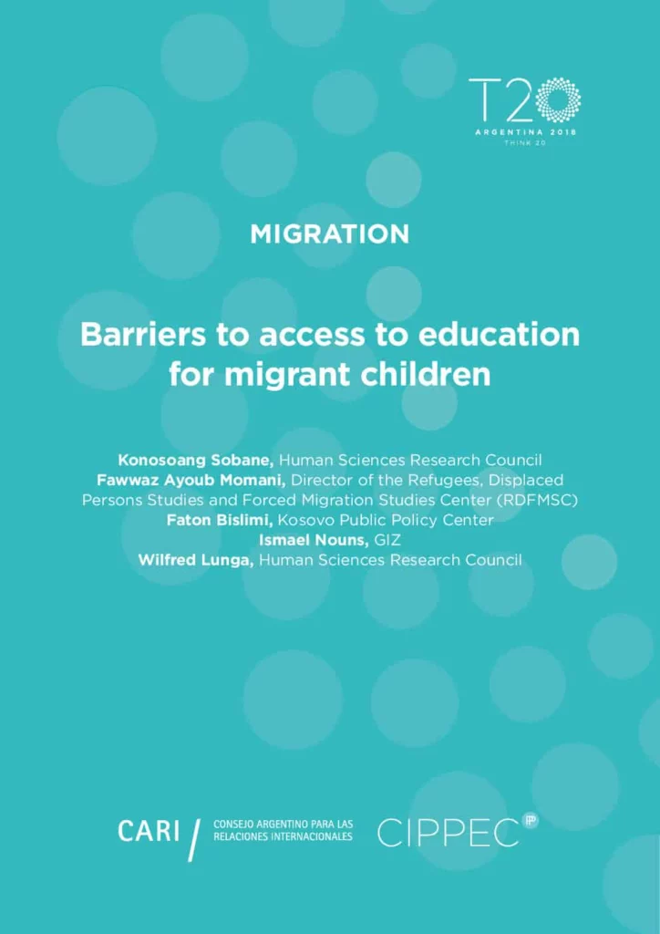 Barriers to access to education for migrant children – The Global ...