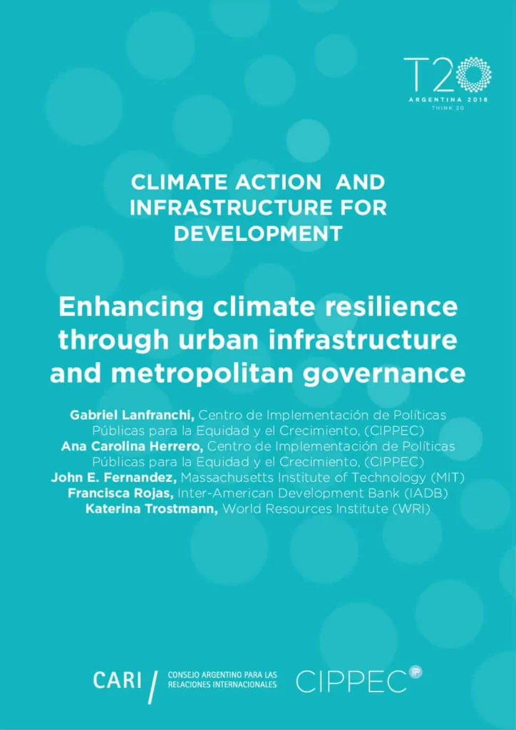 Enhancing climate resilience through urban infrastructure and ...