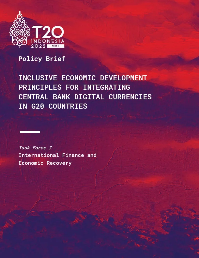Inclusive Economic Development Principles for Integrating Central Bank ...