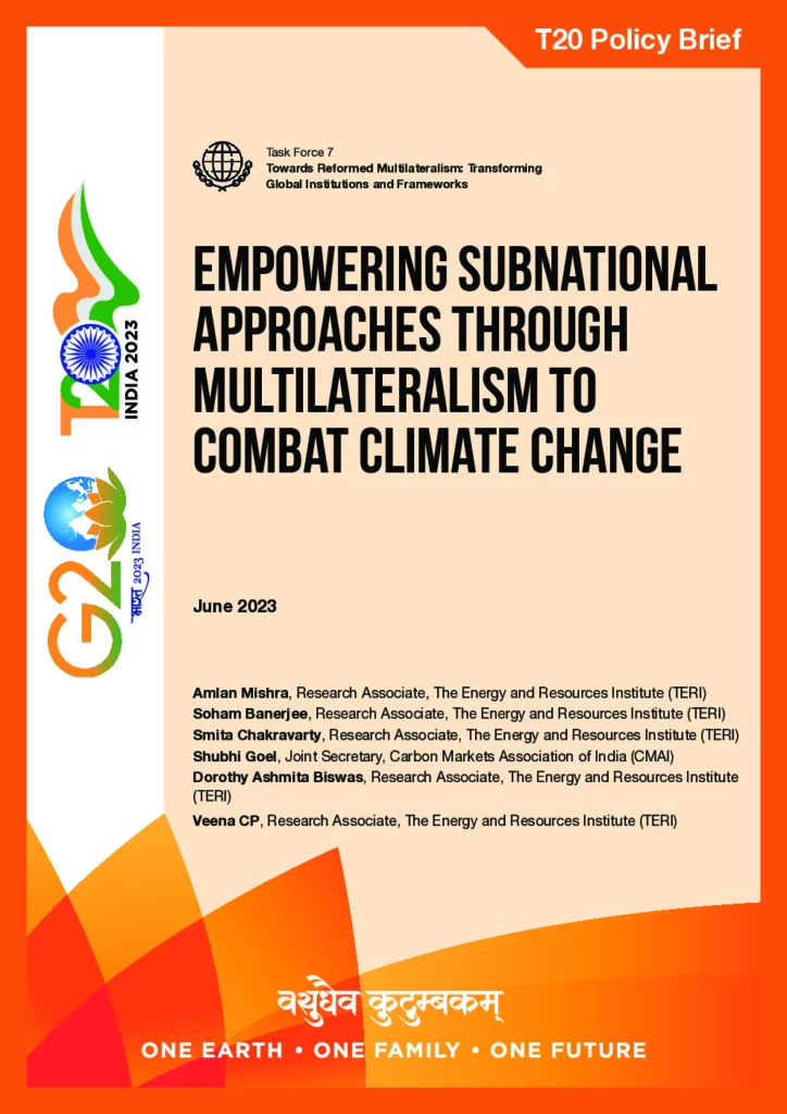 Empowering Subnational Approaches through Multilateralism to Combat ...